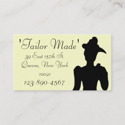 Tailor Business Card Sample2