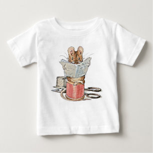 Tailor Mouse on Spool of Thread Baby T-Shirt