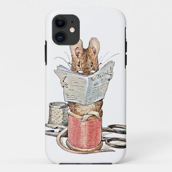 Tailor Mouse On Spool Of Thread Iphone 11 Case by FaerieRita at Zazzle
