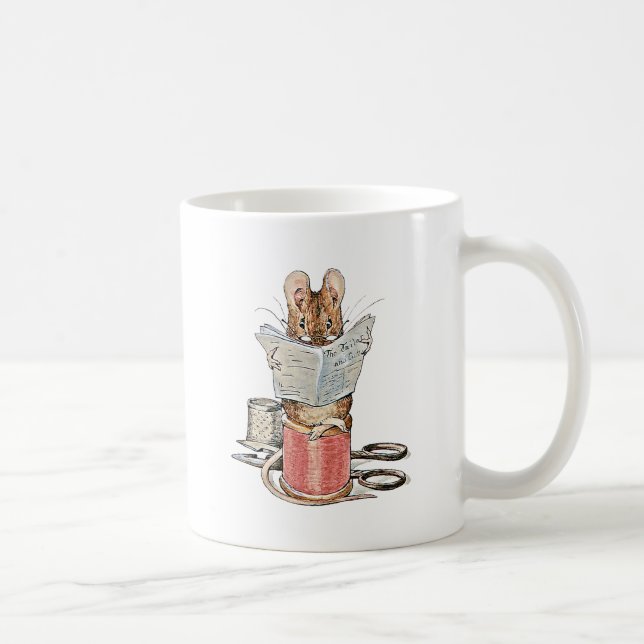 Tailor Mouse on Spool of Thread Coffee Mug (Right)