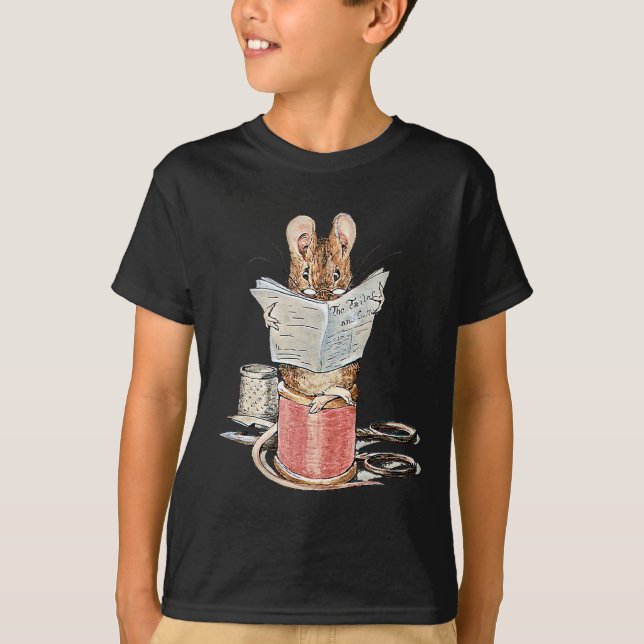 Tailor Mouse on Spool of Thread T-Shirt (Front)