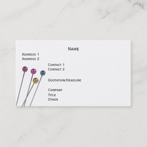 Tailor Profile Card Business Card