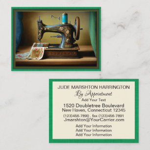 Tailor, Seamstress Business Card 