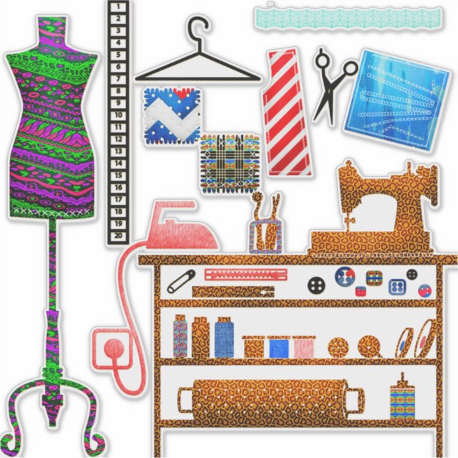 Tailor Sticker Set (Front)