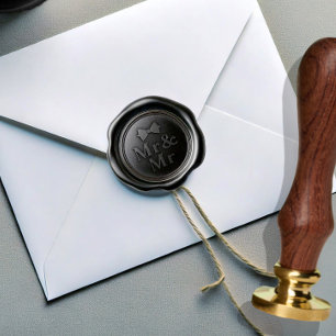 Tailored Black Bow Tie Mr & Mr ID1090 Wax Seal Stamp