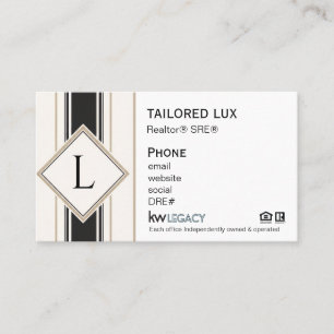 Tailored Lux trust striping Business Card