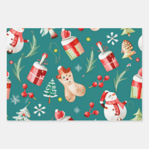 Tailored Noel Gift Wrapping Wrapping Paper Sheets