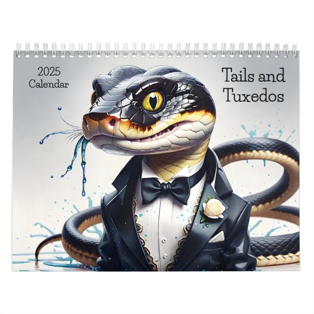 Tails and Tuxedos 2025 Calendar Classy Creatures (Cover)
