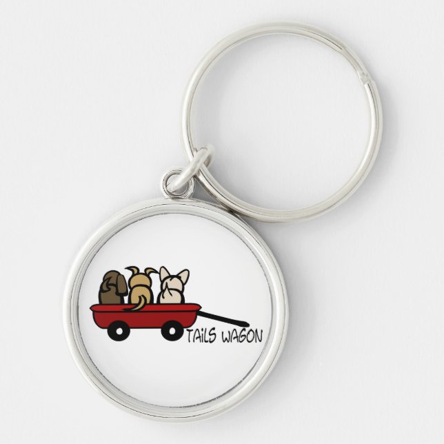 Tails Wagon Keychain (Front)