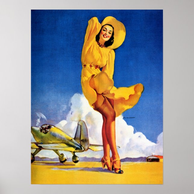 Tailwinds Pin Up Poster (Front)