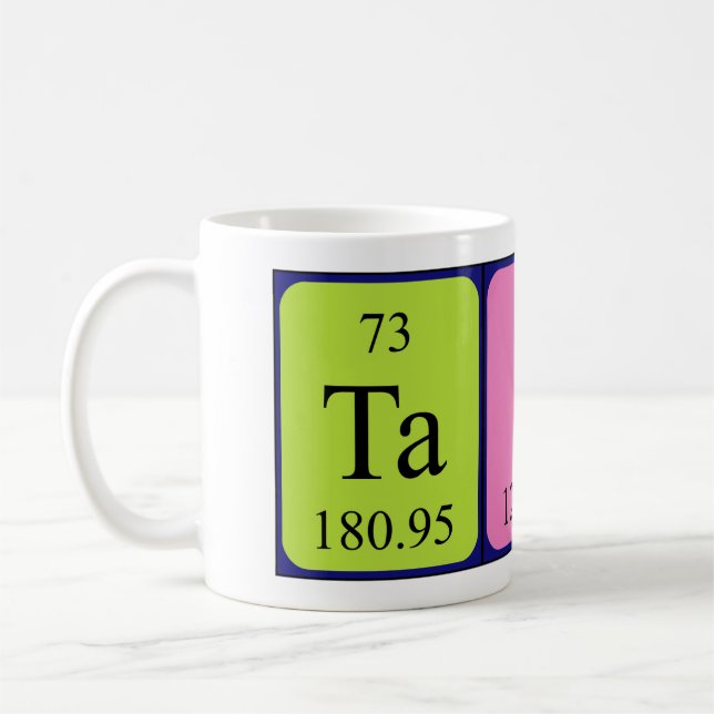 Taina periodic table name mug (Left)