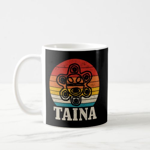 Taina Sun Puerto Rico Boricua Taino Boriken Boriqu Coffee Mug