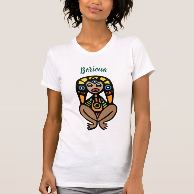 Taíno Atabey goddess Boricua t-shirt (Front)