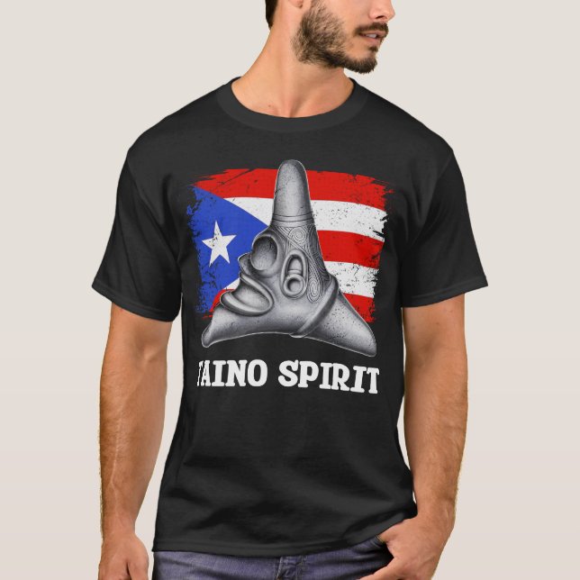 Taino Boricua Cemi Symbol T-Shirt (Front)