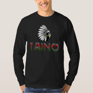 Taino Indigenous Native Caribbean Headdress T-Shirt