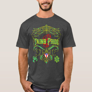 Taino Pride Vintage Style Neon T-Shirt