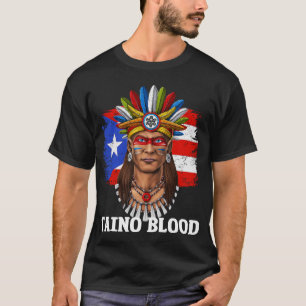Taino Puerto Rican Warrior T-Shirt