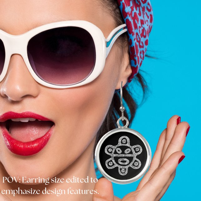 Taino Sun Puerto Rico Earrings (Creator Uploaded)