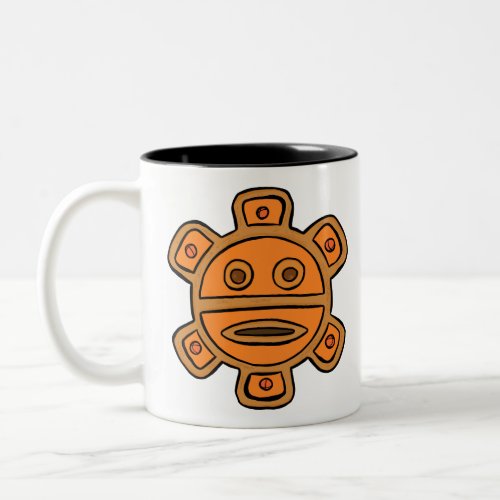 Taino sun Two_Tone coffee mug