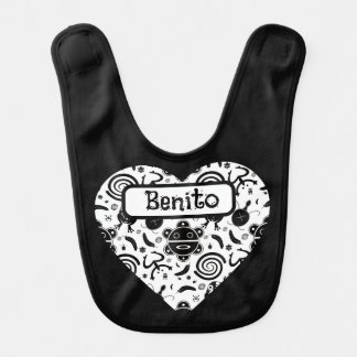 Taino Symbols Puerto Rico Culture Baby Bib