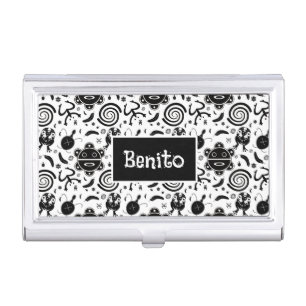 Taino Symbols Puerto Rico Culture Business Card Case