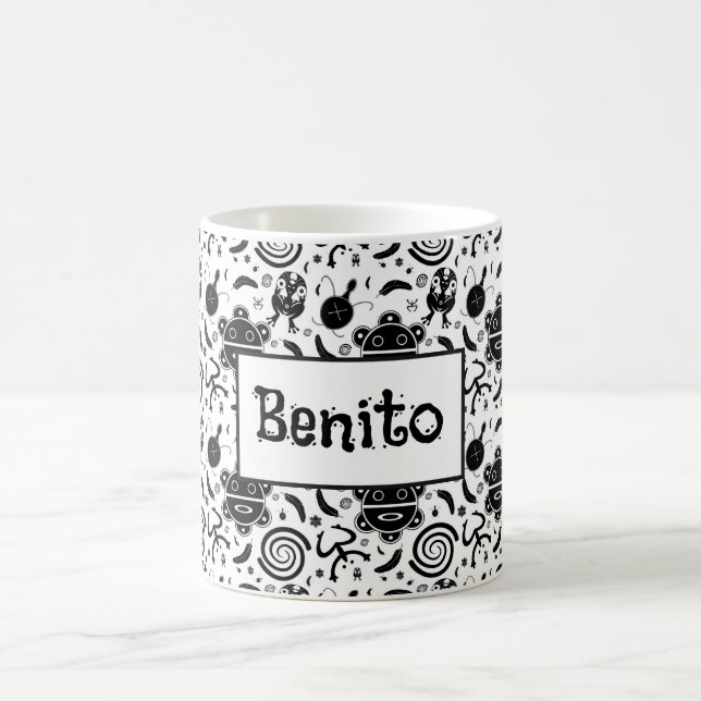Taino Symbols Puerto Rico Culture Coffee Mug (Center)