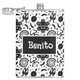 Taino Symbols Puerto Rico Culture Flask