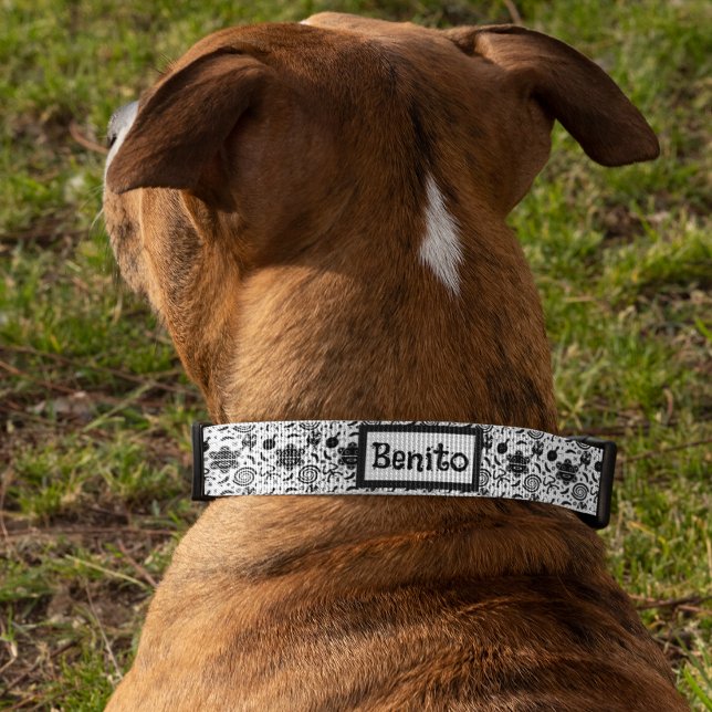 Taino Symbols Puerto Rico Culture Pet Collar (Creator Uploaded)