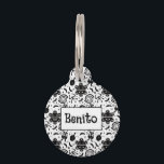 Taino Symbols Puerto Rico Culture Pet ID Tag<br><div class="desc">Pet products featuring my design of traditional Taino symbols.</div>