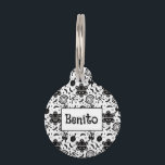 Taino Symbols Puerto Rico Culture Pet ID Tag<br><div class="desc">Pet products featuring my design of traditional Taino symbols.</div>