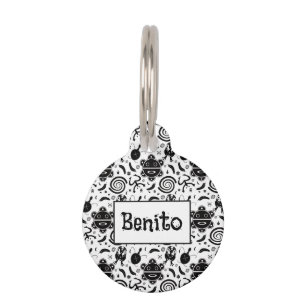 Taino Symbols Puerto Rico Culture Pet ID Tag