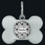 Taino Symbols Puerto Rico Culture Pet ID Tag<br><div class="desc">Pet products featuring my design of traditional Taino symbols.</div>