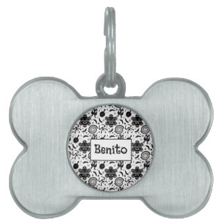 Taino Symbols Puerto Rico Culture Pet ID Tag