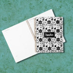 Taino Symbols Puerto Rico Culture Planner<br><div class="desc">Plan your days with intention and cultural pride using this customizable planner featuring an original pattern inspired by traditional Taíno symbols. Rooted in Indigenous Caribbean heritage, this bold, high-contrast design celebrates ancestral symbolism, history, and connection through repeating sacred motifs. Personalize the cover with a name, title, or meaningful word to...</div>