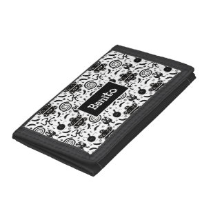 Taino Symbols Puerto Rico Culture Trifold Wallet