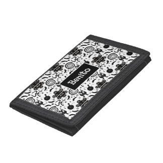 Taino Symbols Puerto Rico Culture Trifold Wallet