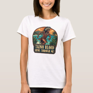 Taino Warrior Puerto Rico Indigenous Caribbean T-Shirt