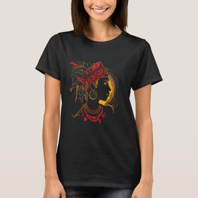 Taino Woman Taina Boricua Boriken Puerto Rican Car T-Shirt (Front)