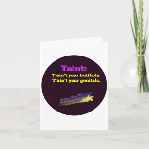 T'aint. Card
