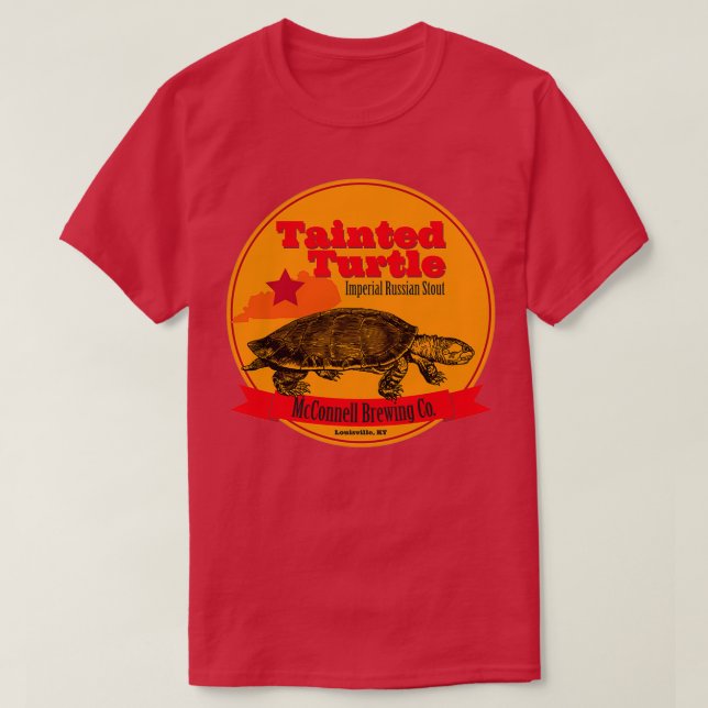 Tainted Turtle McConnell Brewing Kentucky T T-Shirt (Design Front)