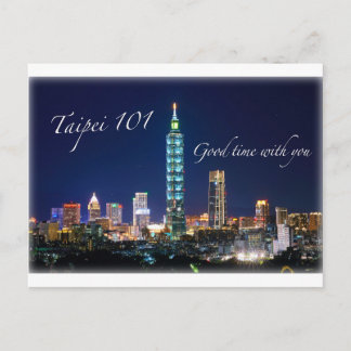 Taipei 101 postcard