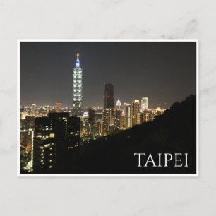 taipei 101 taiwan postcard