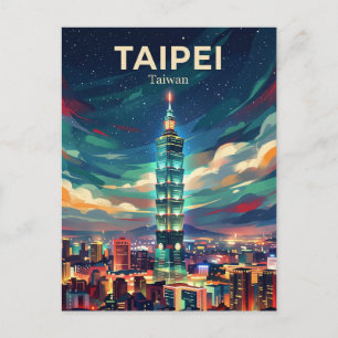 Taipei 101 Taiwan Postcard