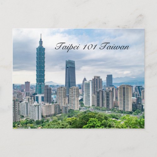 Taipei 101 Taiwan Postcard
