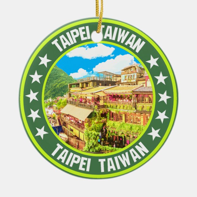 Taipei                                             ceramic ornament (Front)