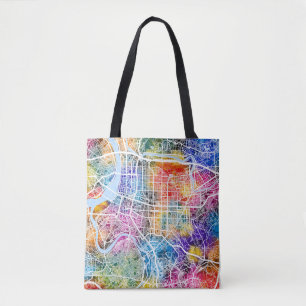 Taipei City Taiwan City Map Tote Bag