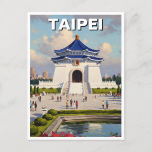 Taipei CKS memorial Taiwan Postcard