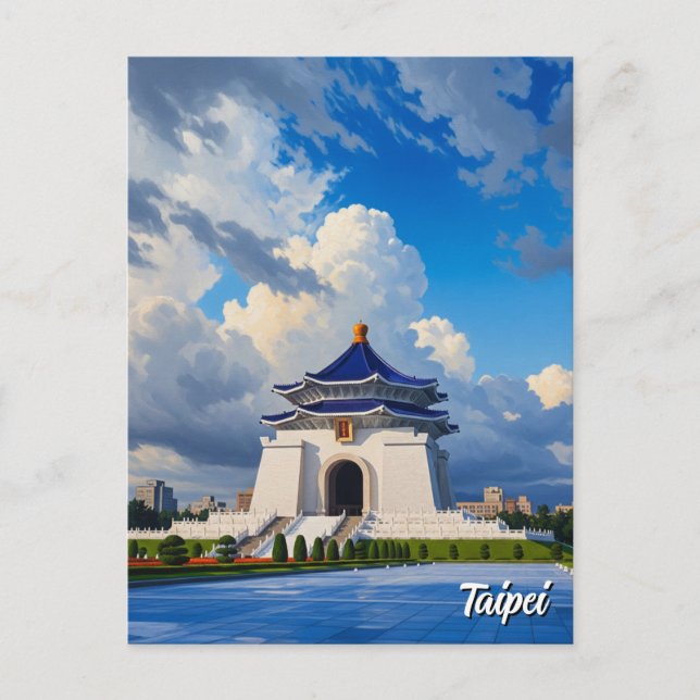 Taipei CKS memorial Taiwan Postcard (Front)