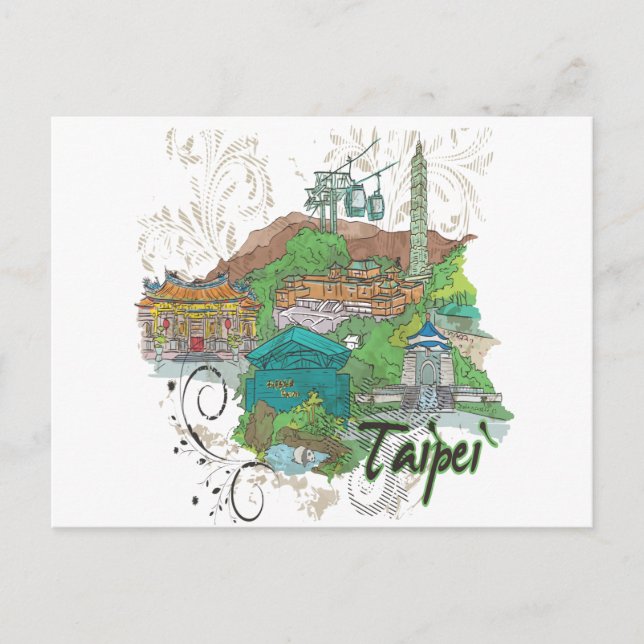 Taipei Postcard (Front)