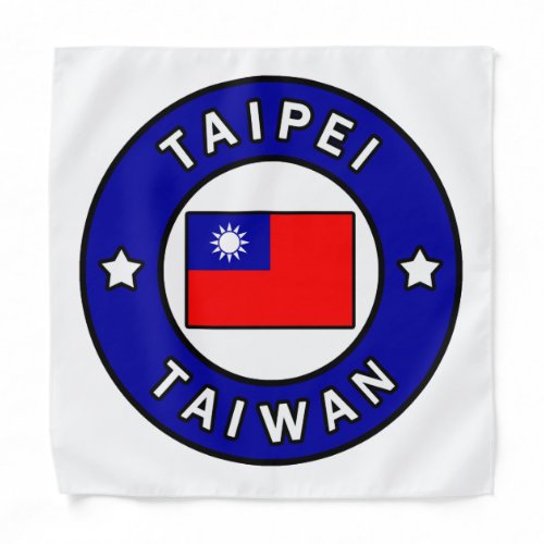 Taipei Taiwan Bandana